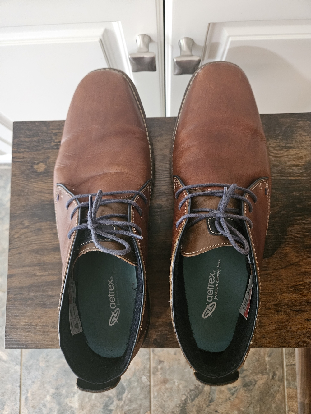 Rieker Charles Cognac Leather Chukka Desert Boots Heritage Americana Preppy Work - Picture 5 of 7